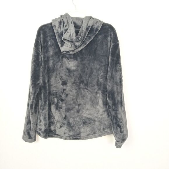 Champian cozy and soft hooded navy pullover - Picture 3 of 5